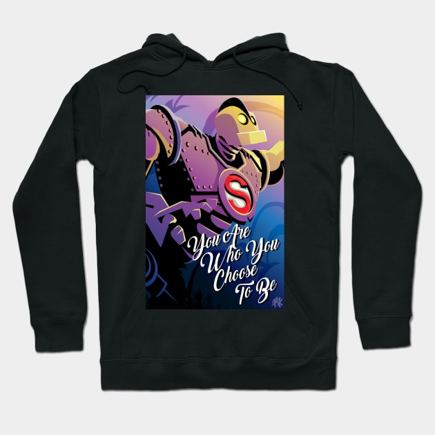 You Are Who You Choose To Be Hoodie by CuddleswithCatsArt